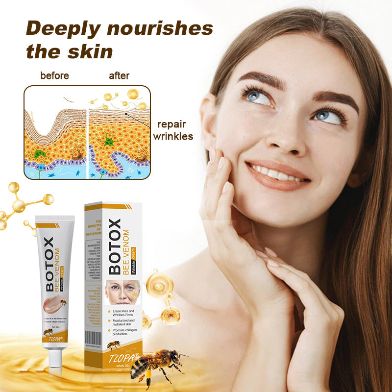 👨‍⚕️ Made and Shipped from USA✅ TLOPA® Botox Bee Venom Wrinkle Removal Cream- LAST DAY 80% OFF