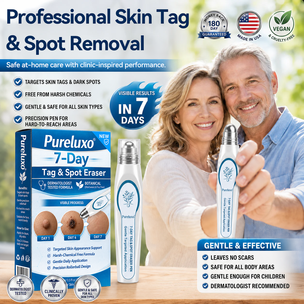 𝐎𝐟𝐟𝐢𝐜𝐢𝐚𝐥 𝐁𝐫𝐚𝐧𝐝 𝐒𝐭𝐨𝐫𝐞 |✅🛡️🛡️Pureluxo® 7-𝐷𝑎𝑦 𝗧𝐚𝐠 & 𝗦𝗽𝐨𝐭 𝐄𝐫𝒂𝒔𝒆𝒓(Zero Pain, Zero 𝐒𝐜𝐚𝒓𝒔 Rollerball)