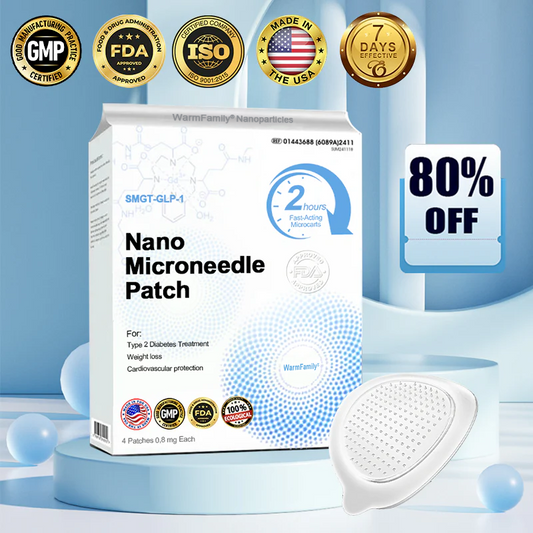 【WarmFamily® Official Store】 Tirzepatide Nano Microneedle Patch 🇺🇸👨‍⚕️（Zero Pain, 24/7 Release | Lose 20lbs FAST | 90% Sugar Drop | ）