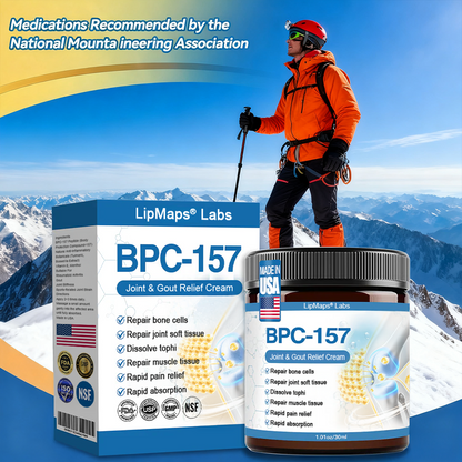 𝐋𝐢𝐩𝐌𝐚𝐩𝐬® BPC-157 Joint & Gout Relief Cream🦴Treats Arthritis, Neuropathy, Rheumatism, Sports Injuries & More🚁