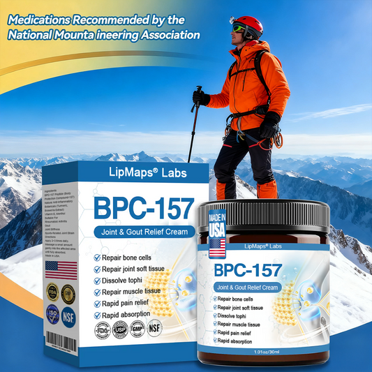 𝐋𝐢𝐩𝐌𝐚𝐩𝐬® BPC-157 Joint & Gout Relief Cream🦴Treats Arthritis, Neuropathy, Rheumatism, Sports Injuries & More🚁