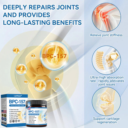 𝐋𝐢𝐩𝐌𝐚𝐩𝐬® BPC-157 Joint & Gout Relief Cream🦴Treats Arthritis, Neuropathy, Rheumatism, Sports Injuries & More🚁