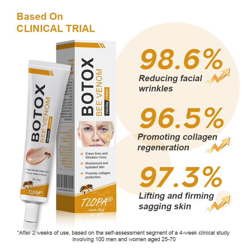 👨‍⚕️ Made and Shipped from USA✅ TLOPA® Botox Bee Venom Wrinkle Removal Cream- LAST DAY 80% OFF